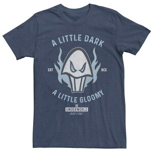�f�B�Y�j�[ ���f�B�[�X �g�b�v�X T�V���c ���S �O���t�B�b�N Disney's Hercules Hades Underworld Gloomy Logo Men's Graphic Tee Navy Heather �w�U�[