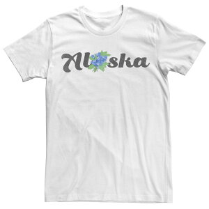 �A�j���L�����N�^�[ ���f�B�[�X �g�b�v�X T�V���c Licensed Character Men's Alaskalpine Forget-Me-Notee White �z���C�g