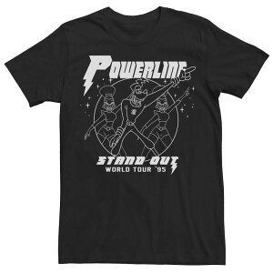 �f�B�Y�j�[ ���f�B�[�X �g�b�v�X T�V���c Disney Men's A Goofy Movie World Tour Poster Tee Black �u���b�N