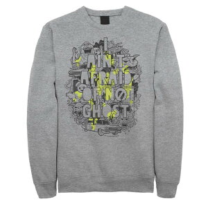 �A�j���L�����N�^�[ ���f�B�[�X �g�b�v�X T�V���c �t���[�X Licensed Character Men's Ghostbusters I Ain't Afraidoodle Slime Drip Fleece Athletic Heather �w�U�[