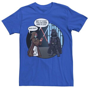 �X�^�[ �E�H�[�Y ���f�B�[�X �g�b�v�X T�V���c Men'star Wars Darth Vader & Obi-Wan Kenobi Nice Suitextee Royal