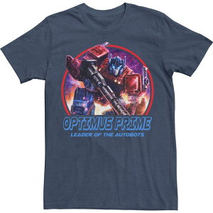 �A�j���L�����N�^�[ ���f�B�[�X �g�b�v�X T�V���c Licensed Character Men's Transformers: War For Cybertron Optimus Prime Leader Tee Navy Heather �w�U�[