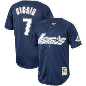 �~�b�`�F��&�l�X ���f�B�[�X �g�b�v�X T�V���c �W���[�W�[ Men's Mitchell & Ness Craig Biggio Navy Houston Astros Cooperstown Collection 1994 Authentic Jersey Ast Navy �l�C�r�[