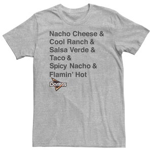 �A�j���L�����N�^�[ ���f�B�[�X �g�b�v�X T�V���c �g�[�� Licensed Character Big & Tall Doritos Tortilla Chips Flavors Tee Athletic Heather �w�U�[
