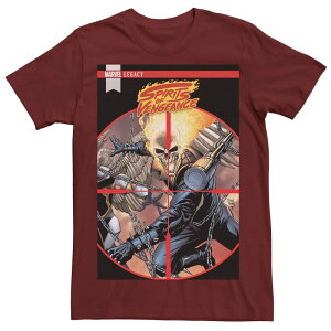 �A�j���L�����N�^�[ ���f�B�[�X �g�b�v�X T�V���c Licensed Character Men's Marvel'spirits Of Vengeance #5 Comicover Tee Cardinal
