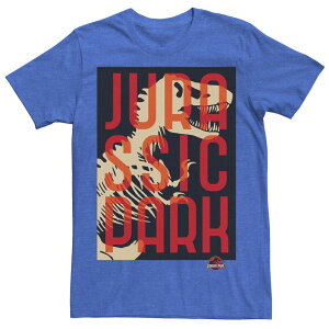 �A�j���L�����N�^�[ ���f�B�[�X �g�b�v�X T�V���c Licensed Character Men's Jurassic Park Splitypography T-Rex Bones Tee Royal Heather �w�U�[