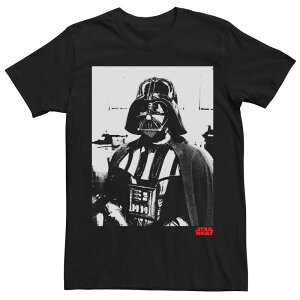 �A�j���L�����N�^�[ ���f�B�[�X �g�b�v�X T�V���c ���B���e�[�W Licensed Character Men'star Wars Darth Vader Vintage Photograph Tee Black �u���b�N