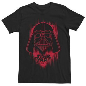 �X�^�[ �E�H�[�Y ���f�B�[�X �g�b�v�X T�V���c Men'star Wars Rogue One Darth Vader Head Rush Tee Black �u���b�N