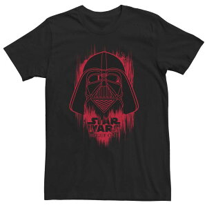 �X�^�[ �E�H�[�Y ���f�B�[�X �g�b�v�X T�V���c �g�[�� Big & Tall Star Wars Rogue One Darth Vader Head Rush Tee Black �u���b�N