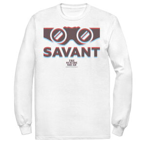 �A�j���L�����N�^�[ ���f�B�[�X �g�b�v�X T�V���c Licensed Character Men's The Suicide Squad Savant Goggles Tee White �z���C�g