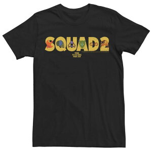 �A�j���L�����N�^�[ ���f�B�[�X �g�b�v�X T�V���c ���S Licensed Character Men's The Suicide Squad Symbols Logo Tee Black �u���b�N
