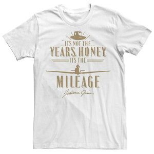 �A�j���L�����N�^�[ ���f�B�[�X �g�b�v�X T�V���c �O���t�B�b�N Licensed Character Men's Indiana Jones It's Nothe Years Honey Golden Quote Graphic Tee White �z���C�g
