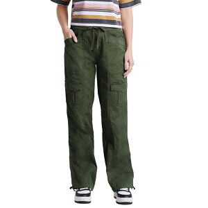 ���j�I���x�C ���f�B�[�X �{�g���X �J�W���A���p���c �X�g���[�g �J�[�S�p���c Juniors' UNIONBAY Sonika Straight Leg Cargo Pants Fatigue Green �O���[��