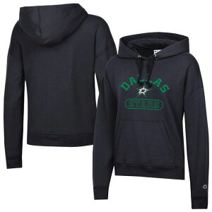 �`�����s�I�� ���f�B�[�X �g�b�v�X T�V���c �p�[�J�[ Women's Champion Black Dallastars Arched Pill Box Hoodie Str Black �u���b�N