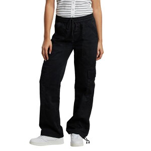 ���j�I���x�C ���f�B�[�X �{�g���X �J�W���A���p���c �X�g���[�g �J�[�S�p���c Juniors' UNIONBAY Straight Leg Side Cargo Pants Black �u���b�N