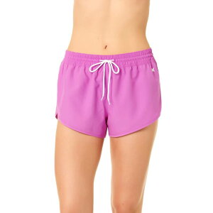 �n�[���[ ���f�B�[�X ���� �{�g���X�̂� �V���[�g�p���c Juniors' Hurley Solid Tulip Hem Boardshorts Violette