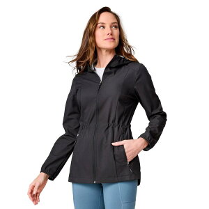 �t���[ �J���g���[ ���f�B�[�X �A�E�^�[ �W���P�b�g�E�u���]�� Free Country Women's X2O Anorak Rain Jacket Black �u���b�N