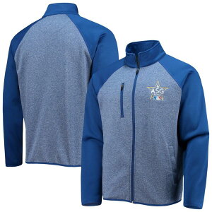 �J�[�� �o���N�X ���f�B�[�X �A�E�^�[ �W���P�b�g�E�u���]�� Men's G-III Sports by Carl Banks Royal 2022 MLB All-Star Game Runner's Track Raglan Full-Zip Jacket Mlblue �u���[