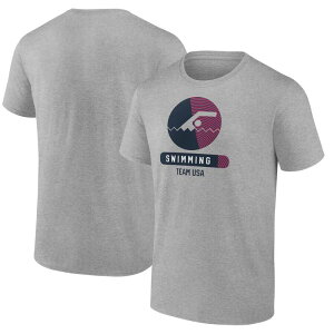 �A���u�����f�b�h ���f�B�[�X �g�b�v�X T�V���c Unbranded Men's Heather Gray USA Swimming Radiating Victory T-Shirt Nfl Grey �O���[