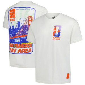 �A�E�^�[�X�^�b�t ���f�B�[�X �g�b�v�X T�V���c Men's Outerstuff Cream 2026 FIFA World Cup San Francisco Host City Local Oversized T-Shirt Soc Beige �x�[�W��