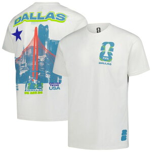 �A�E�^�[�X�^�b�t ���f�B�[�X �g�b�v�X T�V���c Men's Outerstuff Cream 2026 FIFA World Cup Dallas Host City Local Oversized T-Shirt Soc Beige �x�[�W��