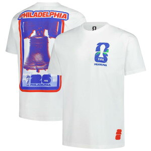 �A�E�^�[�X�^�b�t ���f�B�[�X �g�b�v�X T�V���c Men's Outerstuff White 2026 FIFA World Cuphiladelphia Host City Local Oversized T-Shirt Soc White �z���C�g