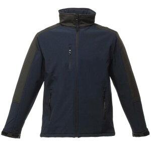 ���K�b�^ ���f�B�[�X �A�E�^�[ �W���P�b�g�E�u���]�� Regatta Mens Hydroforce 3-Layer Softshell Jacket (Wind Resistant Waterepellent & Breathable) Navy And Black �u���b�N
