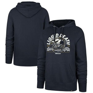 �t�H�[�e�B�Z�u���u�����h ���f�B�[�X �g�b�v�X T�V���c �v�����g �p�[�J�[ 47 Brand Men's '47 Navy NASCAR Liquideath Imprint Headline Pullover Hoodie Nas Navy �l�C�r�[