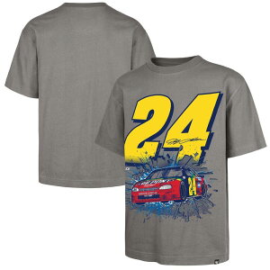 �t�H�[�e�B�Z�u���u�����h ���f�B�[�X �g�b�v�X T�V���c 47 Brand Men's '47 Heather Gray Jeff Gordon Race Day Foundation T-Shirt Nas Grey �O���[