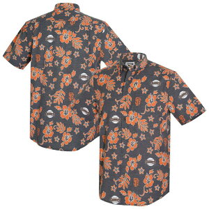 ���C���X�v�[�i�[ ���f�B�[�X �g�b�v�X T�V���c �_�E�� Men's Reyn Spooner Black San Francisco Giants Cooperstown Kekai Performance Button-Down Top Gnt Black �u���b�N