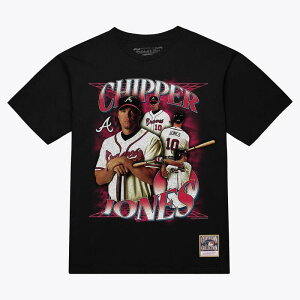 �~�b�`�F��&�l�X ���f�B�[�X �g�b�v�X T�V���c Men's Mitchell & Ness Chipper Jones Black Atlanta Braves Legendary Collage Player T-Shirt Brv Black �u���b�N