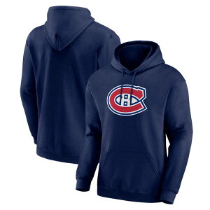 �A���u�����f�b�h ���f�B�[�X �g�b�v�X T�V���c ���S �p�[�J�[ Unbranded Men's Logo Athletic Navy Montreal Canadiens Essential Hoodie Cnd Navy �l�C�r�[