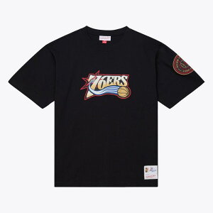 �~�b�`�F��&�l�X ���f�B�[�X �g�b�v�X T�V���c �O���t�B�b�N Men's Mitchell & Ness Allen Iverson Black Philadelphia 76ers Playmaker Graphic T-Shirt 76r Black �u���b�N