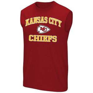 �t�@�i�e�B�N�X ���f�B�[�X �g�b�v�X T�V���c �g�[�� Men's Fanatics Red Kansas City Chiefs Big & Tall Hart & Soul Muscle Tank Top Chf Red ���b�h