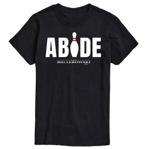 �A�j���L�����N�^�[ ���f�B�[�X �g�b�v�X T�V���c �g�[�� Licensed Character Big & Tall The Big Lebowski Abide Tee Black �u���b�N