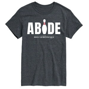 �A�j���L�����N�^�[ ���f�B�[�X �g�b�v�X T�V���c �g�[�� Licensed Character Big & Tall The Big Lebowski Abide Tee Gray �O���[