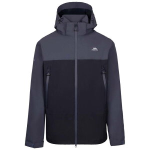 �g���X�p�X ���f�B�[�X �A�E�^�[ �W���P�b�g�E�u���]�� Trespass Mens Fahamore Waterproof Jacket Steel Blue �u���[