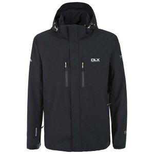 �g���X�p�X ���f�B�[�X �A�E�^�[ �W���P�b�g�E�u���]�� Trespass Mens Oswalt DLX Waterproof Jacket Black �u���b�N