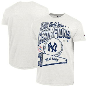 �`�����s�I�� ���f�B�[�X �g�b�v�X T�V���c Men's Champion White New York Yankees Winning Tradition Cooperstown Tri-Blend T-Shirt Ynk White �z���C�g