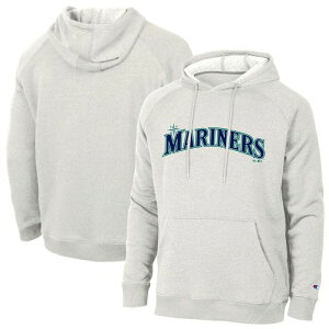 �`�����s�I�� ���f�B�[�X �g�b�v�X T�V���c �p�[�J�[ Men's Champion Heathered Core Ultra Light Grey Seattle Mariners Triumph Tri-Blend Raglan Hoodie Mns Multi �}���`�J���[