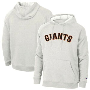 �`�����s�I�� ���f�B�[�X �g�b�v�X T�V���c �p�[�J�[ Men's Champion Heathered Core Ultra Light Grey San Francisco Giants Triumph Tri-Blend Raglan Hoodie Gnt Multi �}���`�J���[