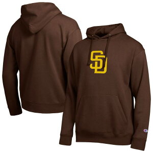 �`�����s�I�� ���f�B�[�X �g�b�v�X T�V���c �h�J ���S �p�[�J�[ Men's Champion Brown San Diego Padres All Star Embroidered Logo Hoodie Pad Brown �u���E��
