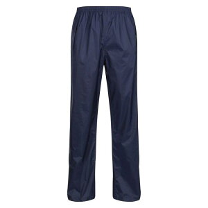 ���K�b�^ ���f�B�[�X �{�g���X �J�W���A���p���c Regatta Pro Mens Packaway Waterproof Breathable Overtrousers Navy �l�C�r�[