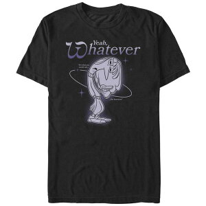 �f�B�Y�j�[ �s�N�T�[ ���f�B�[�X �g�b�v�X T�V���c �O���t�B�b�N Disney / Pixar's Inside Out 2 Yeah Whatever Men's Graphic Tee Black �u���b�N