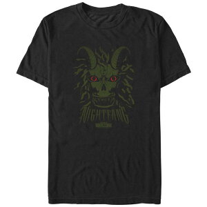 �A�j���L�����N�^�[ ���f�B�[�X �g�b�v�X T�V���c �O���t�B�b�N Licensed Character Men's Call Of Duty Nightfang Red Eyes Graphic Tee Black �u���b�N