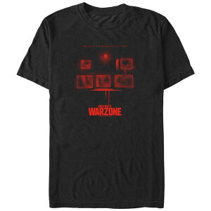 �A�j���L�����N�^�[ ���f�B�[�X �g�b�v�X T�V���c �O���t�B�b�N Licensed Character Men's Call Of Duty Warzone Graphic Tee Black �u���b�N