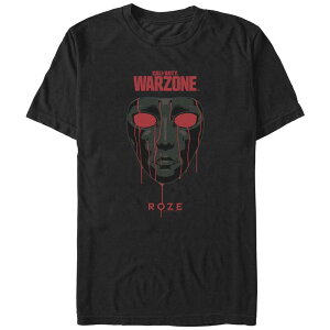 �A�j���L�����N�^�[ ���f�B�[�X �g�b�v�X T�V���c �O���t�B�b�N Licensed Character Men's Call Of Duty Warzone Roze Graphic Tee Black �u���b�N