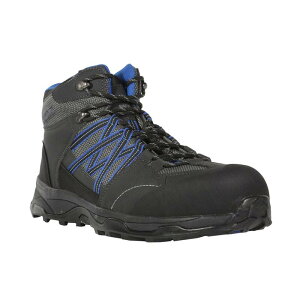 ���K�b�^ ���f�B�[�X �V���[�Y �u�[�c�E���C���u�[�c Regatta Mens Claystone S3 Safety Boots Briar Grey Oxford �O���[