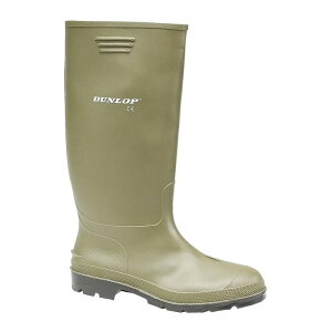 �_�����b�v ���f�B�[�X �V���[�Y �u�[�c�E���C���u�[�c Dunlopricemastor PVC Welly / Mens Wellington Boots Green �O���[��