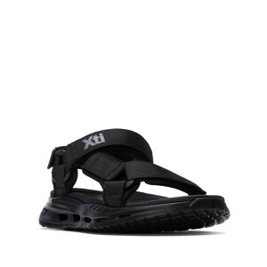 �L�V�^�C ���f�B�[�X �V���[�Y �T���_�� XTI Men's Airsolergonomic T-strap Sandals 144105 Black �u���b�N